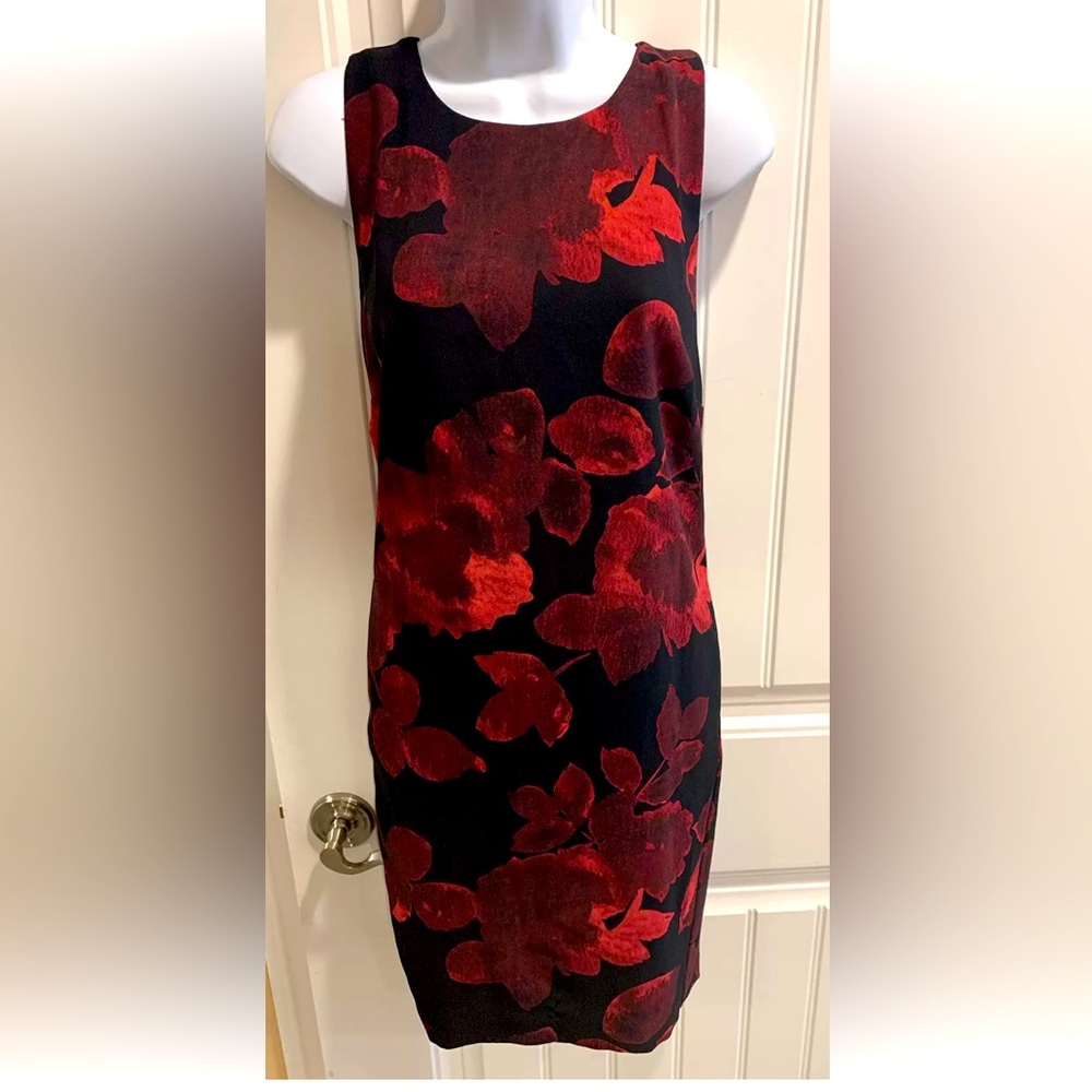 NEXT full back zipper closure cutout shoulder dress, size UK 14, EUR 42, USA 12